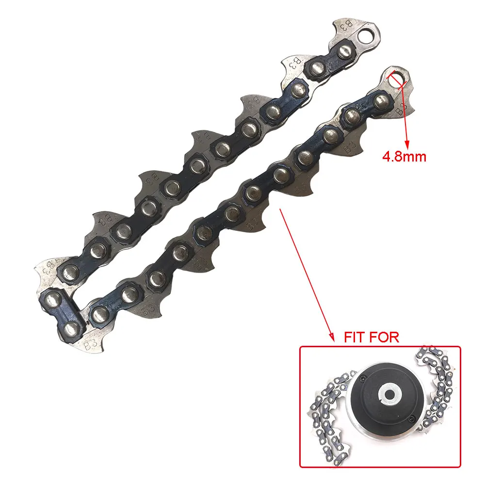 Металлическая цепь для садовой пилы подходит большинства моделей