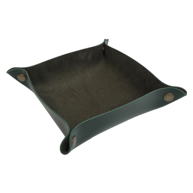 Green S 20 x 20cm Лотки для хранения квадратный лоток для ювелирных изделий телефон ключ кошелек монета Настольный ящик для хранения мелочи корзины украшение стола - Цвет: Green S 20 x 20cm