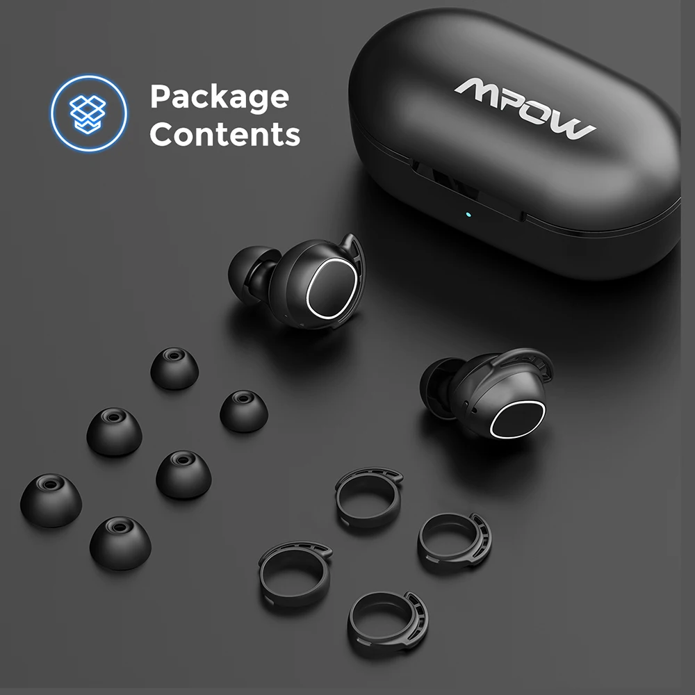 Беспроводные наушники Mpow M30 TWS Bluetooth 5 0 сенсорное управление с