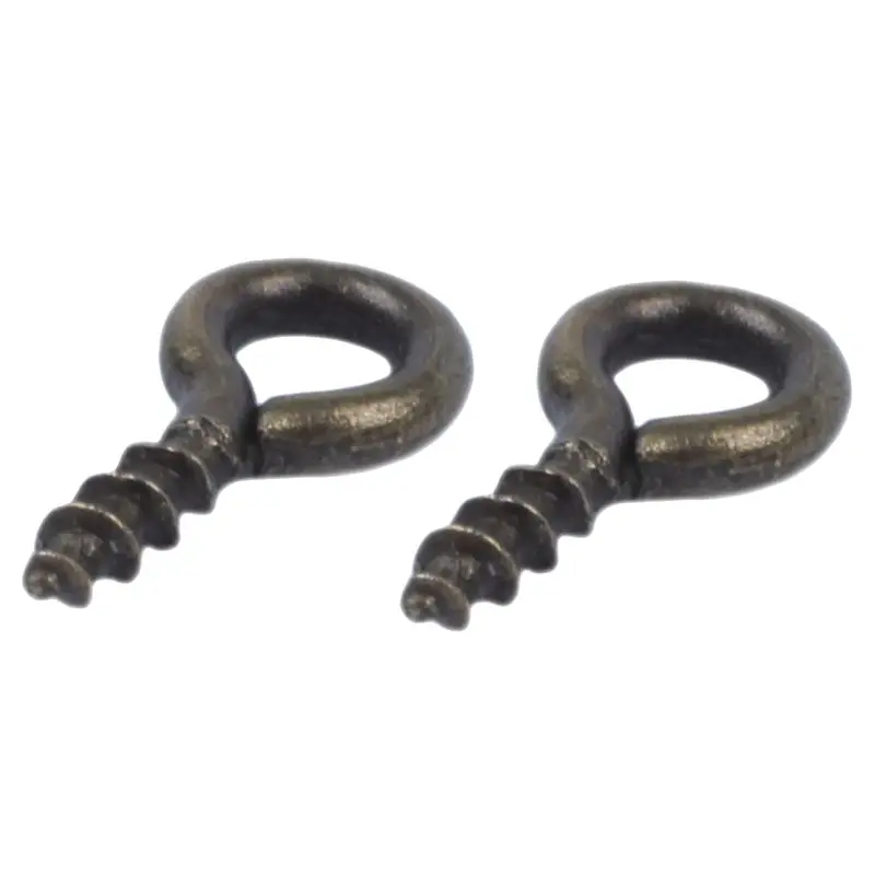 100 шт крошечные винтовые шпильки для глаз петля с резьбой Peg Tail 8x3 5 мм ювелирных