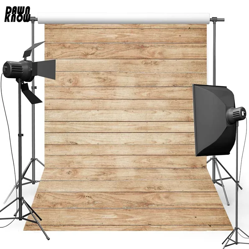 Виниловый фон для фотосъемки с изображением деревянного пола новорожденных