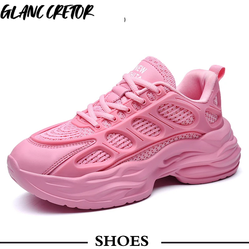 

Кроссовки для мужчин и женщин, дышащие кроссовки для бега, массивные, 2021