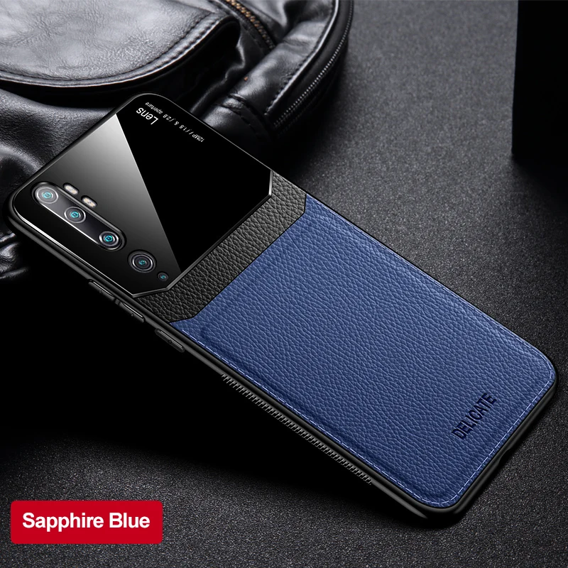 Ultra Thin Woven Leather Case Ring Stand Cover For Xiaomi CC9 PRO 8 9 Lite 9SE 10 10 Pro Cover Car Magnet xiaomi leather case card