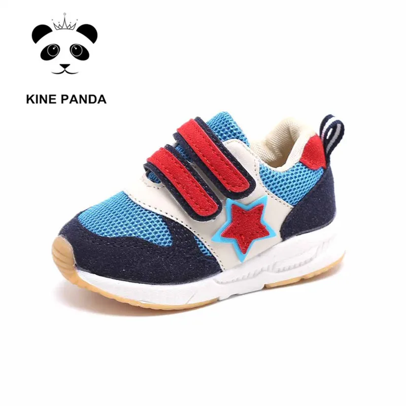 KINE PANDA/детская обувь для мальчиков, малышей, маленьких девочек, детские спортивные кроссовки для девочек 1, 2, 3, 4 лет, для детского сада, дошкольников