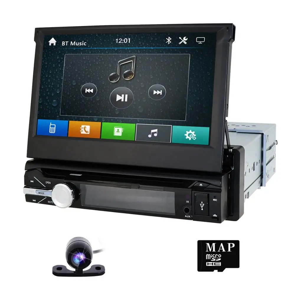 1 Din автомобильный DVD gps навигационный плеер для старых моделей автомобилей радио музыка Bluetooth Камера заднего вида SD USB для авто радио 1din gps
