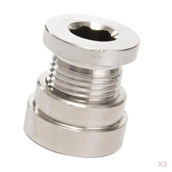 3 пакета M18X1.5 O2 кислородный датчик фитинги монтажные булочки и вилки (1 Bungs/1