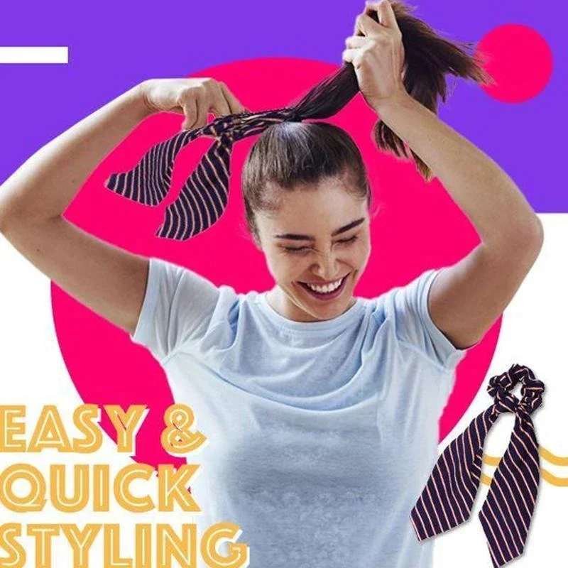 

Fashion Leopard Print Bow Satin Girls Elastic Hair Bands Long Ribbon Ponytail Scarf Hair Tie Women drop shopping