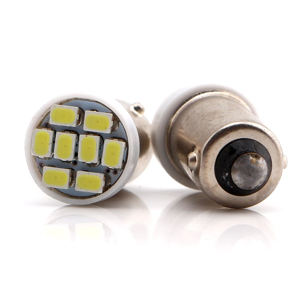 YM E яркий 500 шт. BA9S 8 SMD 1206 водить автомобиль Подсветка салона T4W T11 авто лампы