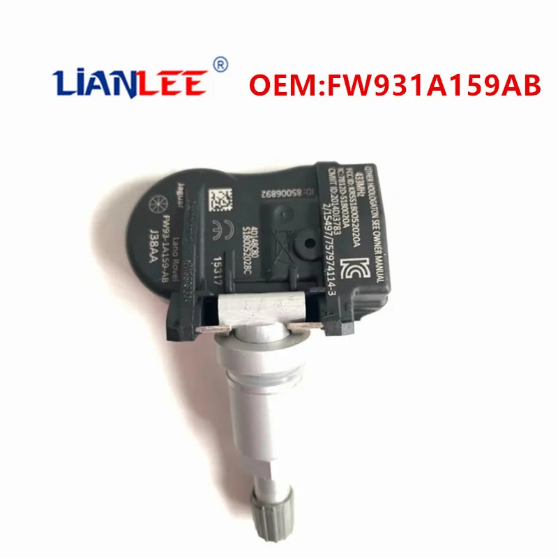 4 шт./лот FW931A159AB FW93-1A159-AB 433 МГц датчик давления в шинах TPMS для Land Rover Range Sport LR066378 LR058023