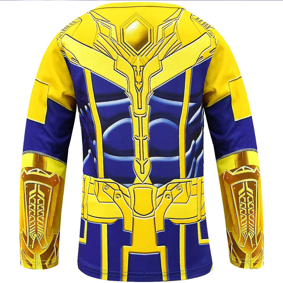 Мстители финал танос боевая форма косплей детские топы для мальчиков и девочек +