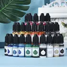 Эпоксидная смола, пигмент 24 цвета, 10 мл, смола, яркий пигмент, кристальная смола, Цветовая краска для изготовления ювелирных изделий