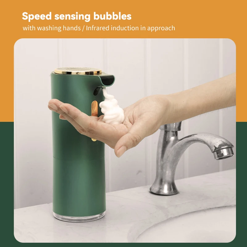 

Автоматические дозаторы пенного мыла, умная стиральная машина для ванной комнаты с USB зарядкой, белый, высококачественный ABS материал