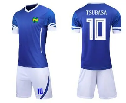 Азиатские размеры, для детей, для мужчин, Camiseta atom Maillots de Foot Enfant equipe de французский Оливер атом капитан Tsubasa майки - Цвет: As picture