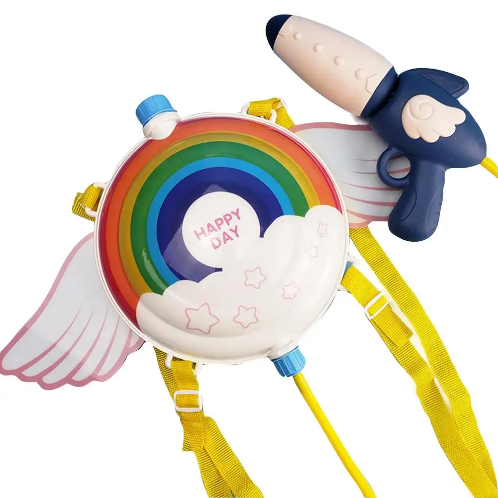 

Children's Cute Backpack Bomb Toy Pull-out Beach Play Water Spray Bomb Outdoor Beach Toys Kids Summer Drifting Water Pistol