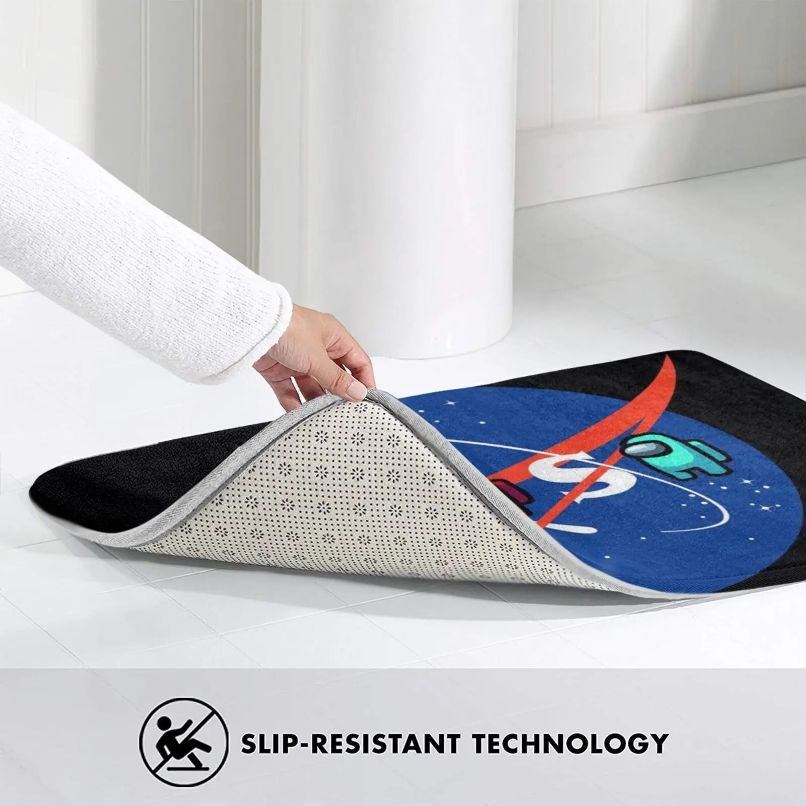 Коврик X Противоскользящий коврик для входной двери в спальню Impostor Innersloth