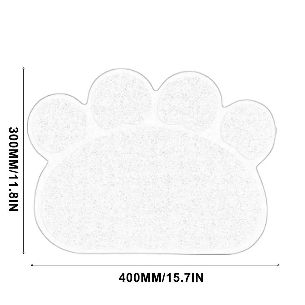

Cat Litter Mat Paw Print Feeding Bowl Placemat Cat Bed Pads Non-slip Waterproof Litter Trapper Mats Cat Accessories