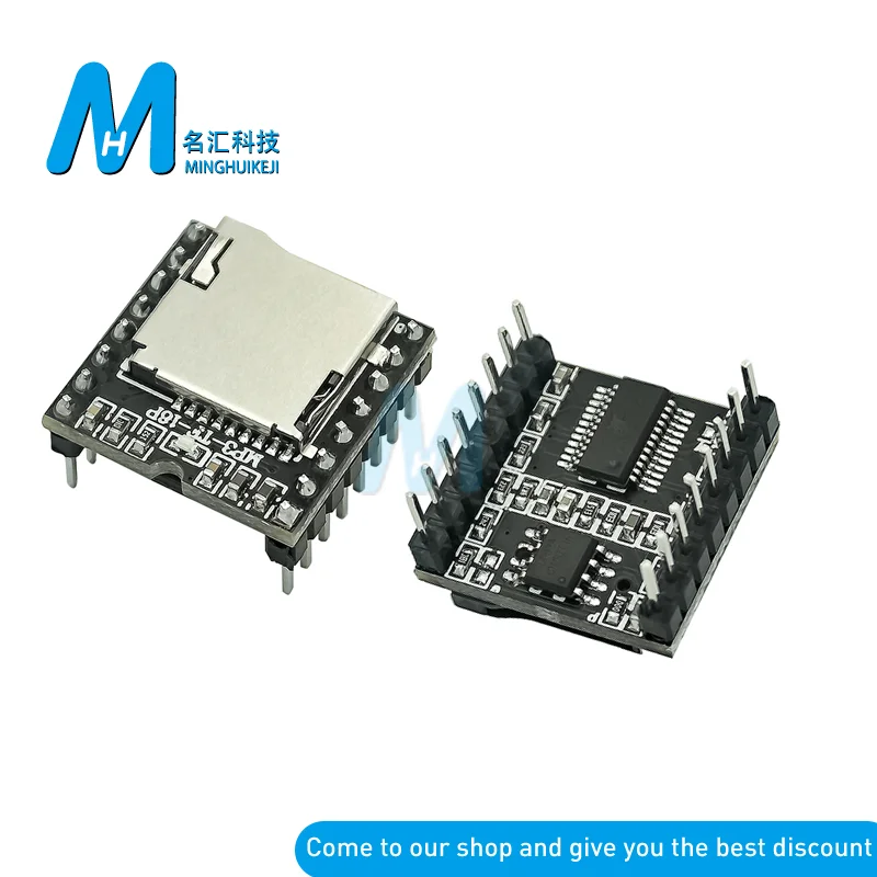 Новый модуль мини MP3-плеера карта TF U-диск mp3-плеер плата Аудио голосового модуля