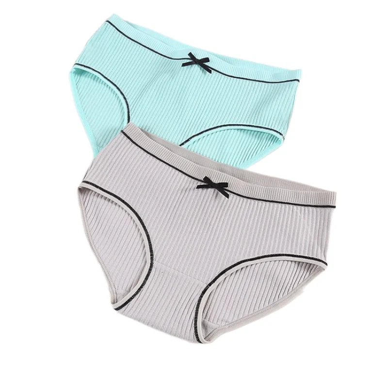 Женские хлопковые трусы со средней посадкой с буквенным принтом | Мать и ребенок