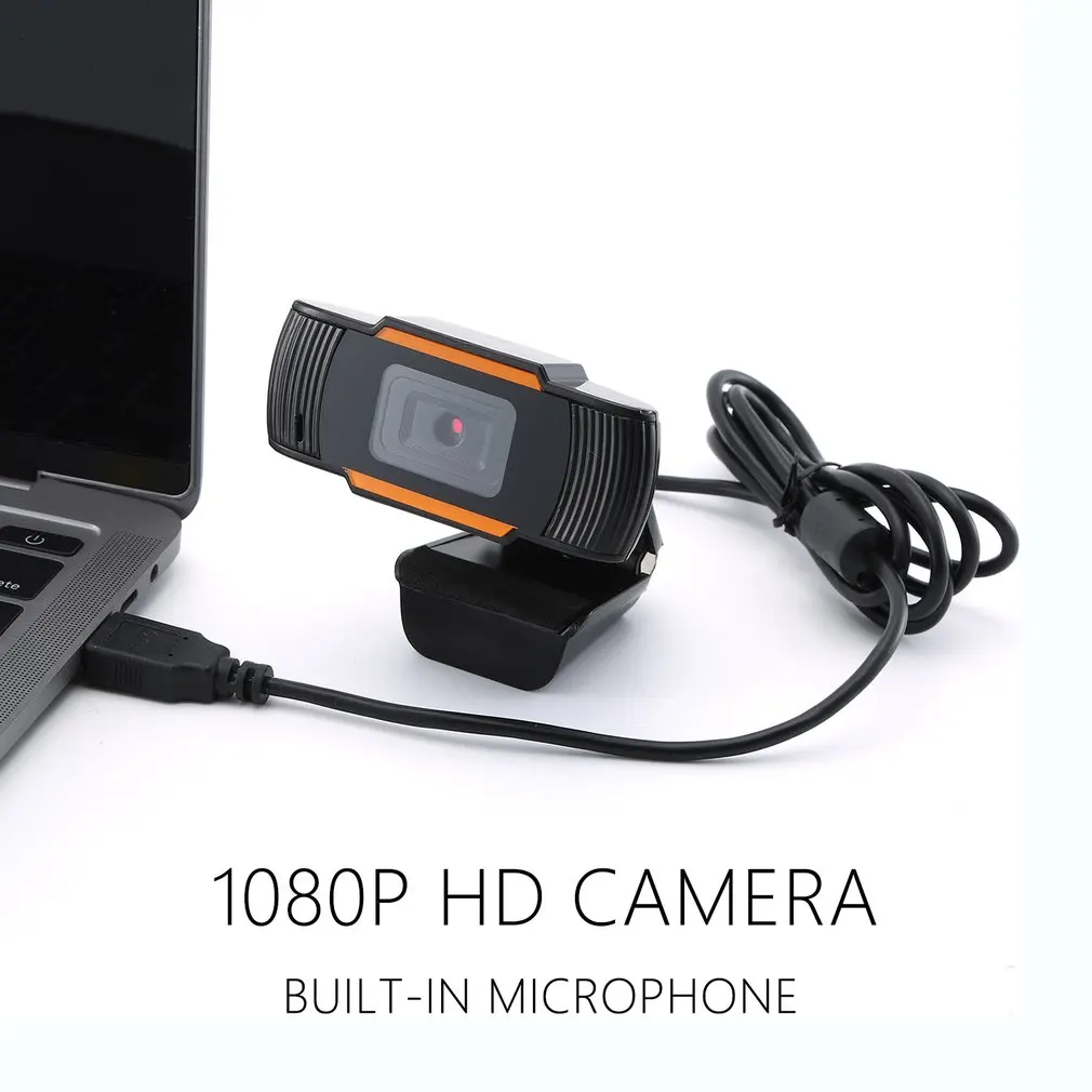 

Веб-камера 1080P Full HD со встроенным микрофоном и USB-разъемом