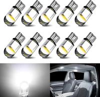 car t10 led w5w cob 194 168 reading dome lamp 6000k cold white auto cob silica red blue green yellow license plate bulbs dc12v