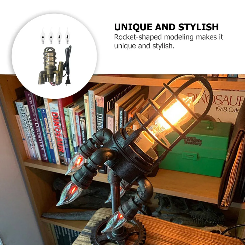 

1 Set of Night Light Creative Desk Lamp Household Decoration Lamp (US Plug)