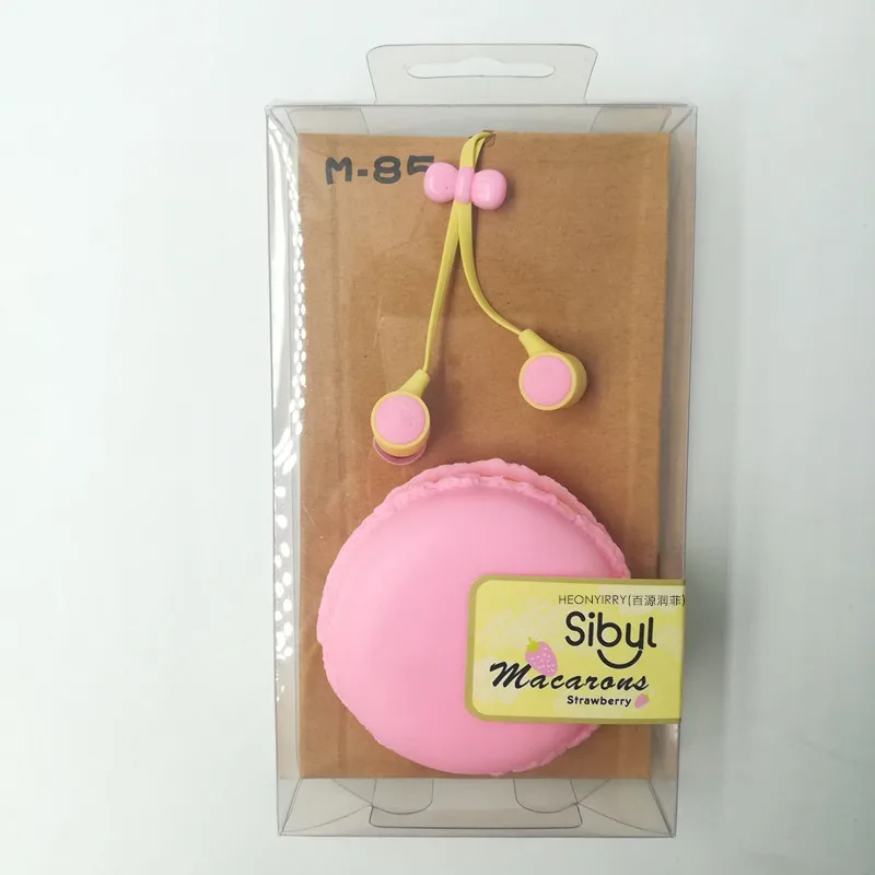 Новинка наушники Macarons карамельных цветов для девочек подарок милые вкладыши с