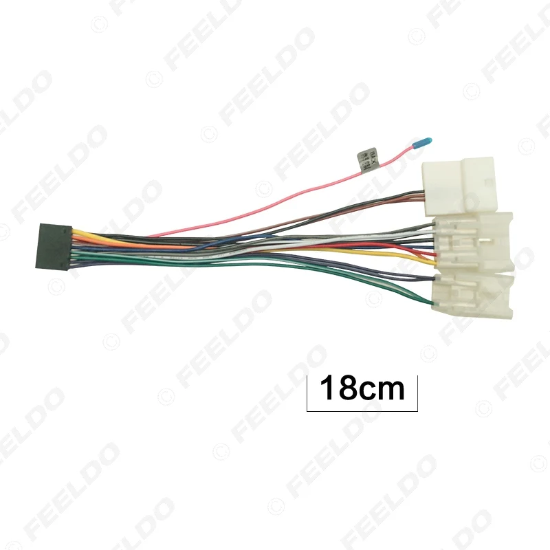 FEELDO 1 шт. 16P автомобильное головное устройство жгут проводов адаптер для Toyota OEM