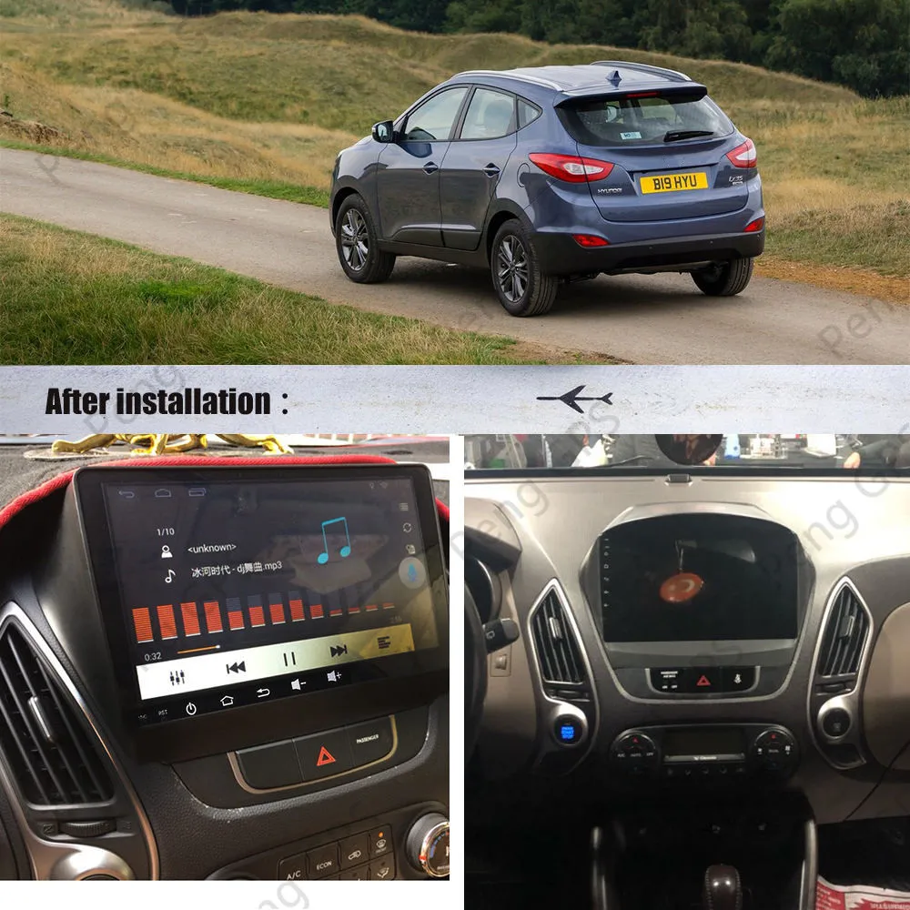 Android 9 0 PX6 DSP для Hyundai Tucson/IX35 2009-2015 автомобиля Мультимедиа Стерео Проигрыватель No DVD