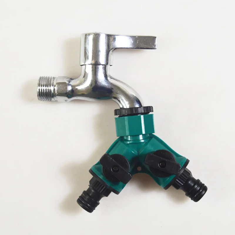 

Tap Water Distributor Three Way Valve Ball Valve Switch Regulating Valve Crop Gardening Supplies One In Two Out
