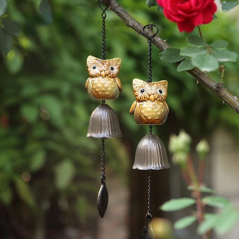 Украшение для садоводства железная сова искусственная подвеска декоративные