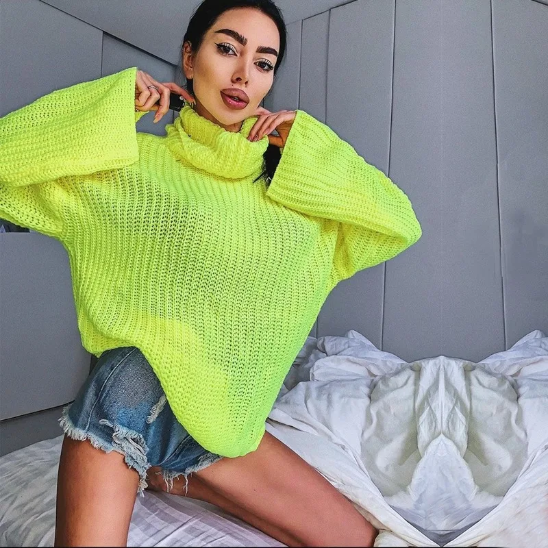 

Autumn Fashion Korean Women's Round Neck Sweater 2021 Elegant Little Sexy Button Off Shoulder Long Sleeve Knitted Sweater Women