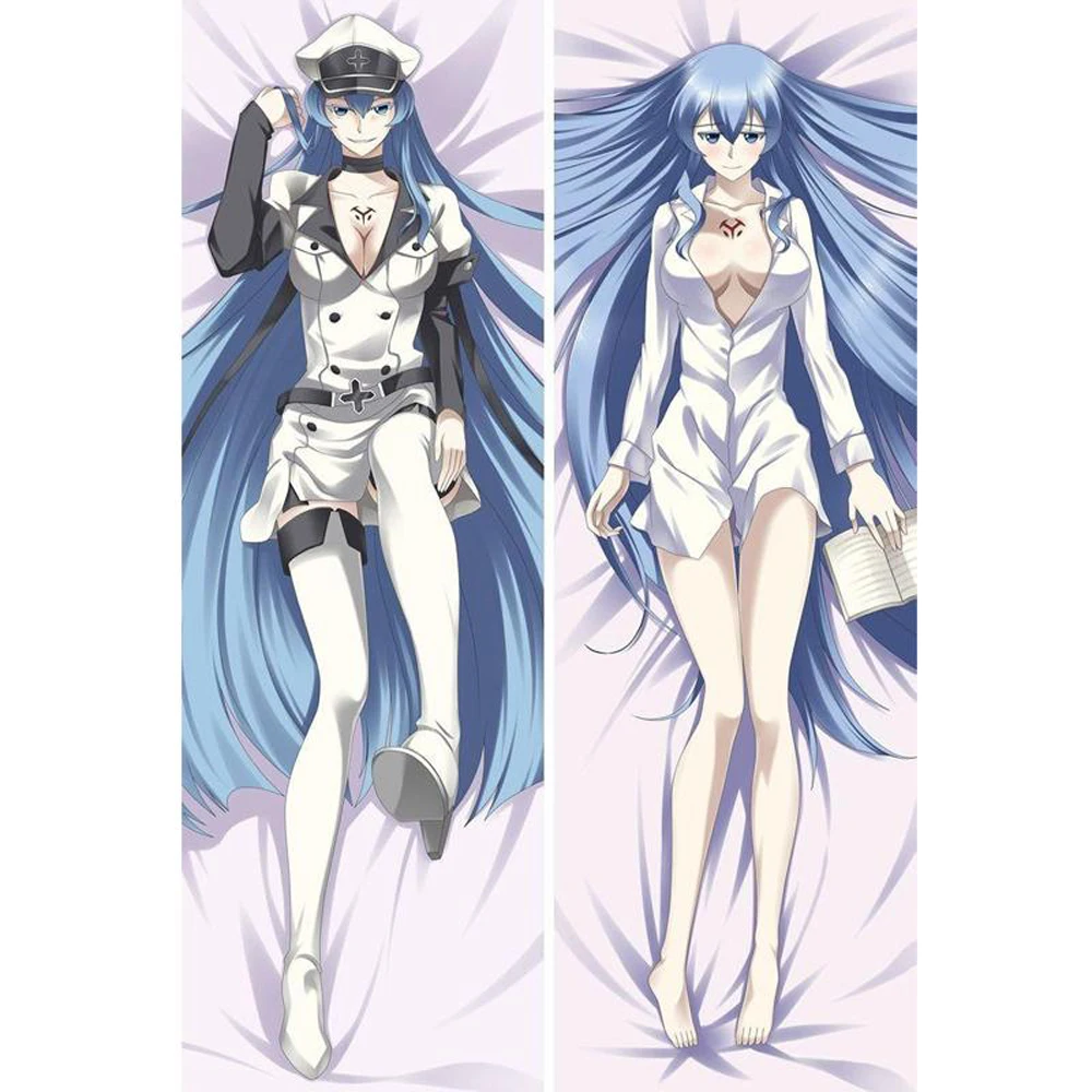 Сексуальная девушка новые японские персонажи Аниме Убийца Акаме! Esdeath Otaku Dakimakura