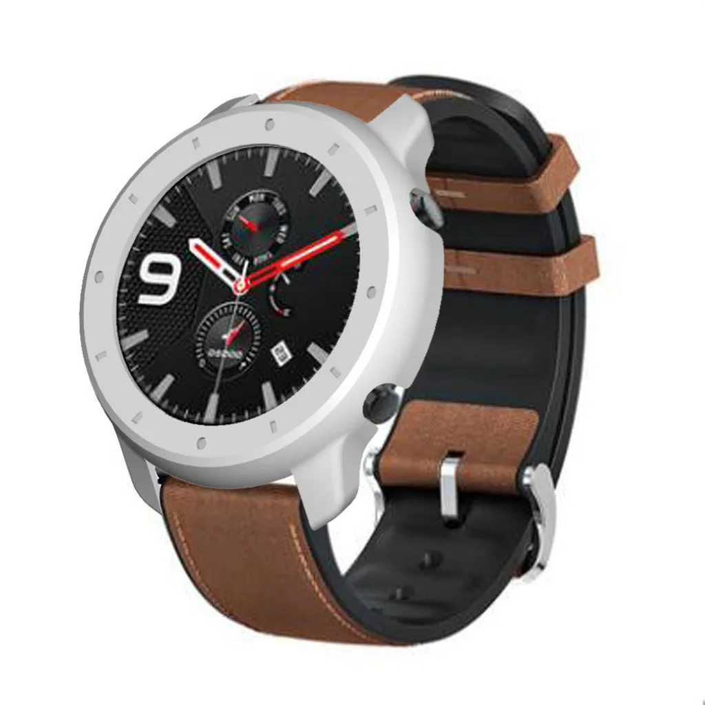 Жесткий защитный чехол из поликарбоната для Xiaomi Huami Amazfit GTR 47 мм, умные часы, цветная рамка из поликарбоната, полное покрытие, запасная защитная оболочка