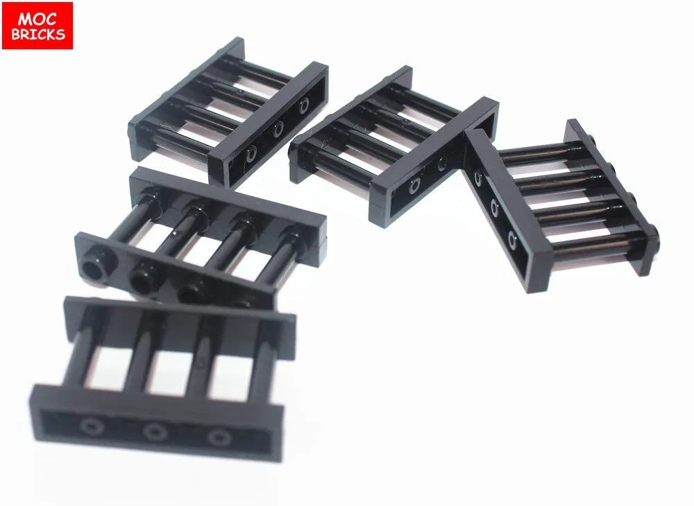 10 шт./лот MOC кирпичи 4x4x2 четверти круглый шпиндель с 2 шпильками 30056 30055 Street View City