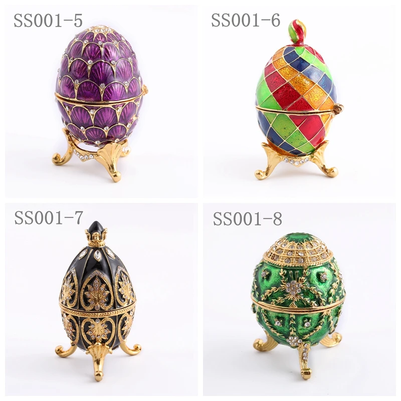 Синяя окрашенная шкатулка для ювелирных изделий металлические изделия