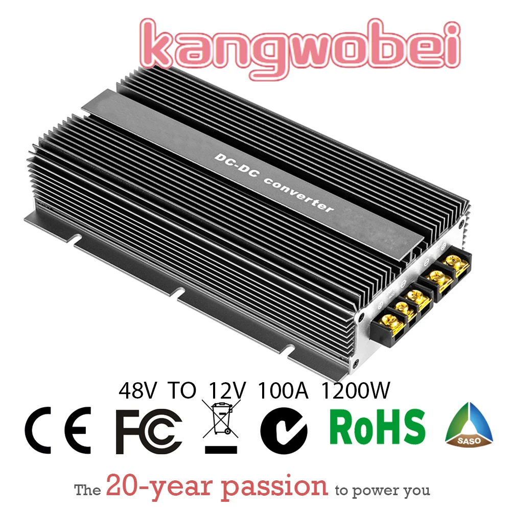 

3 Years Warranty Newest 48V TO 12V 100A 1200W DC DC Step Down Converter High Quality Reducer With ACC CE RoHS