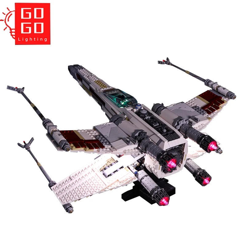 

GOGOMOC Brand LED Light Up Kit ,The Accessory Of Lego 10240 for Red Five X-Wing Star Fighter Wars fighter Toys (Not Model )