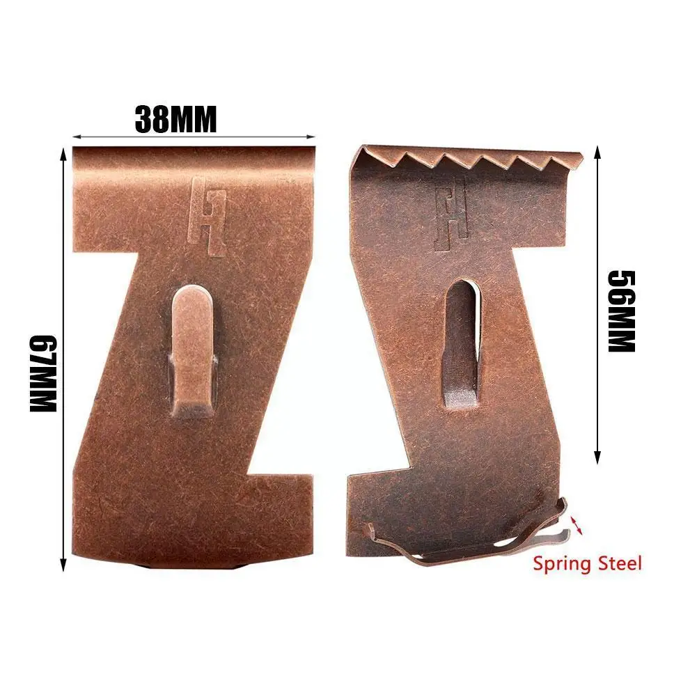 

Hanging Heavy Duty Brick Clips Tempered Spring Steel Accessories Outdoors Wreath Hooks Hang Hooks Brick G0I6