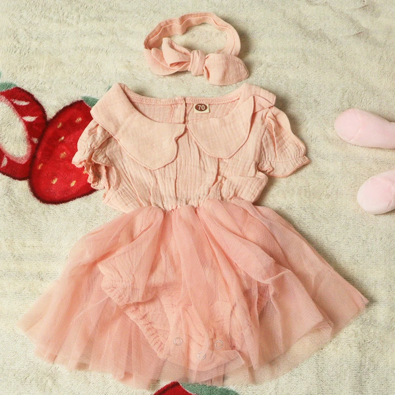 На возраст от 0 до 24 месяцев Летняя одежда для малышей платье малышки маленькой