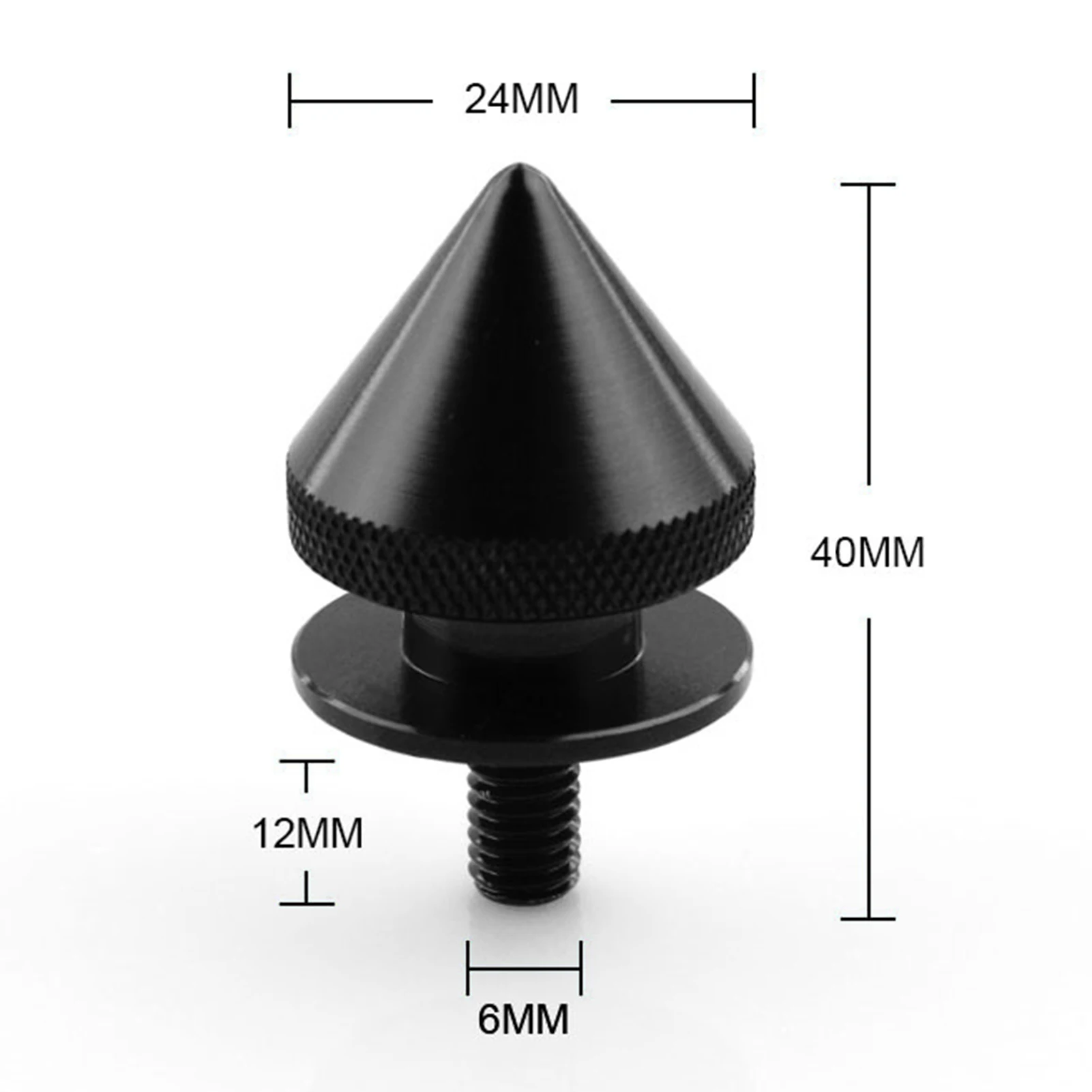 

4Pcs Conical Anti-collision Anti-Scratch Auto Surround Quick Release Buckles Aluminum Alloy Auto Fastener Clip trucks decoration