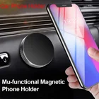Круглый Магнитный держатель для телефона в автомобиль, магнитный держатель для мобильного телефона, автомобильный магнитный держатель для телефона Samsung iPhone 12 Pro Max