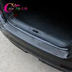 Автомобильная наклейка из углеродного волокна задний защитный бампер, протектор для Chevrolet Cruze Trax Captiva Aveo Malibu, аксессуары