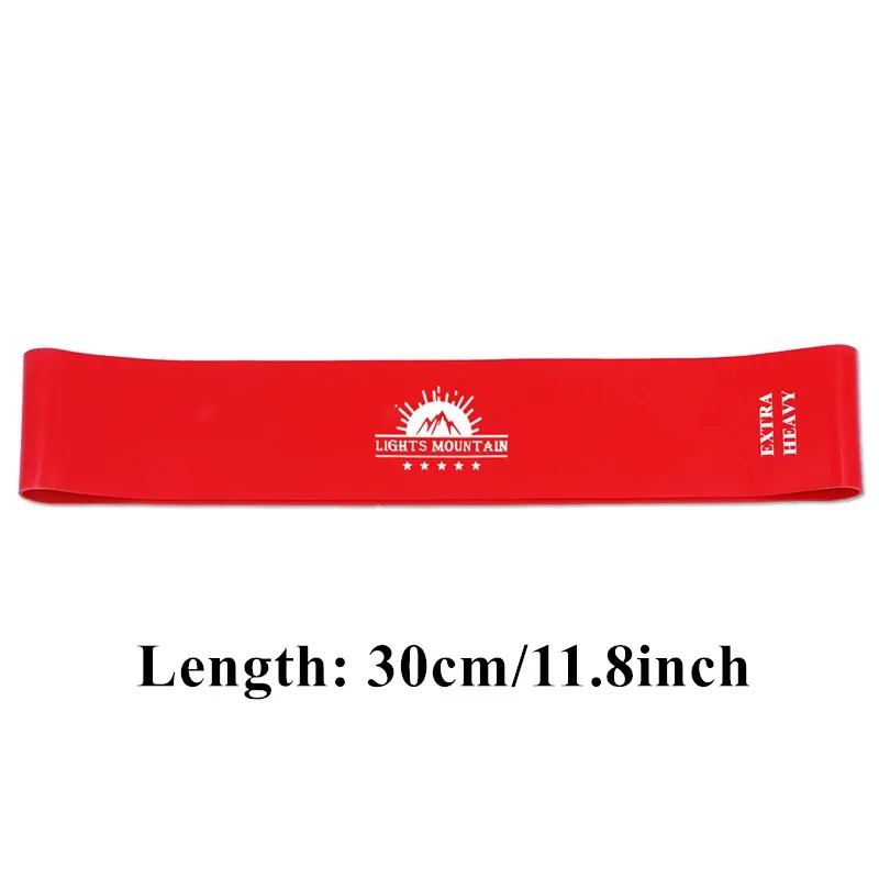 Red-30cm Фитнес резинки резинки для фитнеса резинки для спорта фитнес резинка фитнесс резинки спортивные резинки эспандер экспандер фитнес для спорта1,45 мм-0,45 мм Эспандеры 6 цветов Пилатес Йога Спорт Тренировка Тренировки - Цвет: Red-30cm