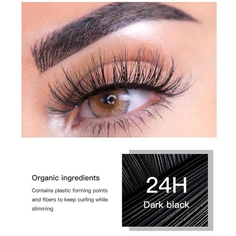

1pcs 4D Silk Fiber Lashes Eyelash Mascara Thick Lengthening Quick Mascara Waterproof Dry Extension Eyelash Maquiagem Rimel L2U3