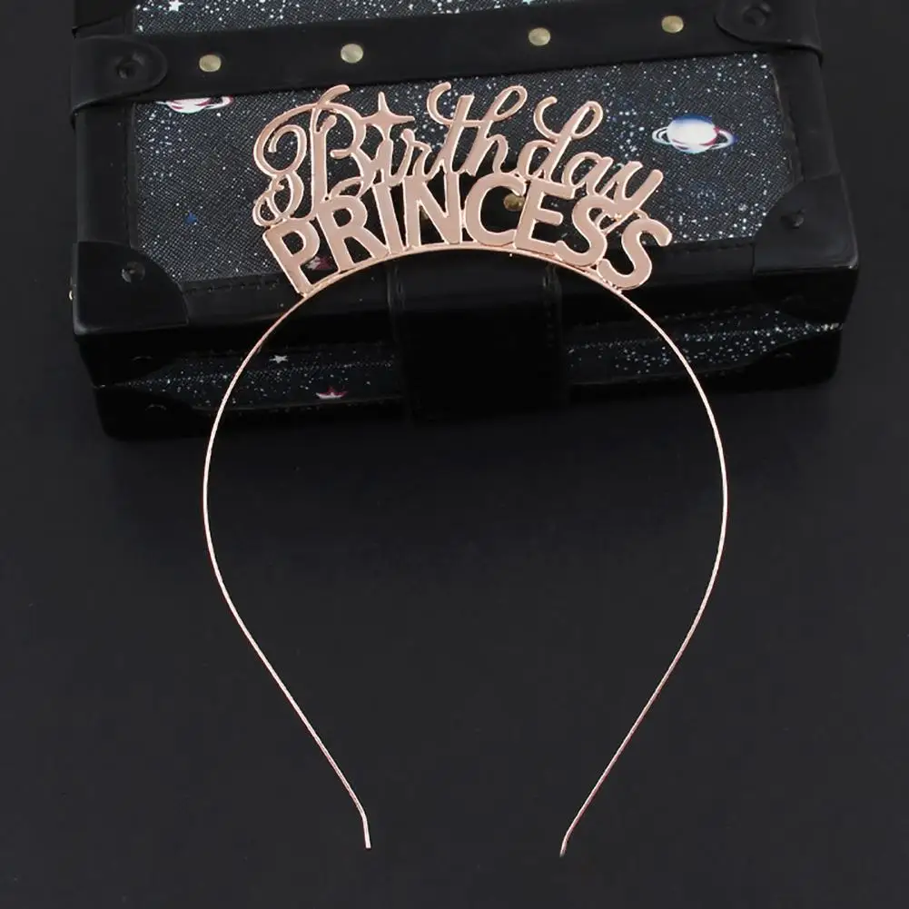 С Днем Рождения повязка на голову для девочки милые вечерние Тиара укладки волос