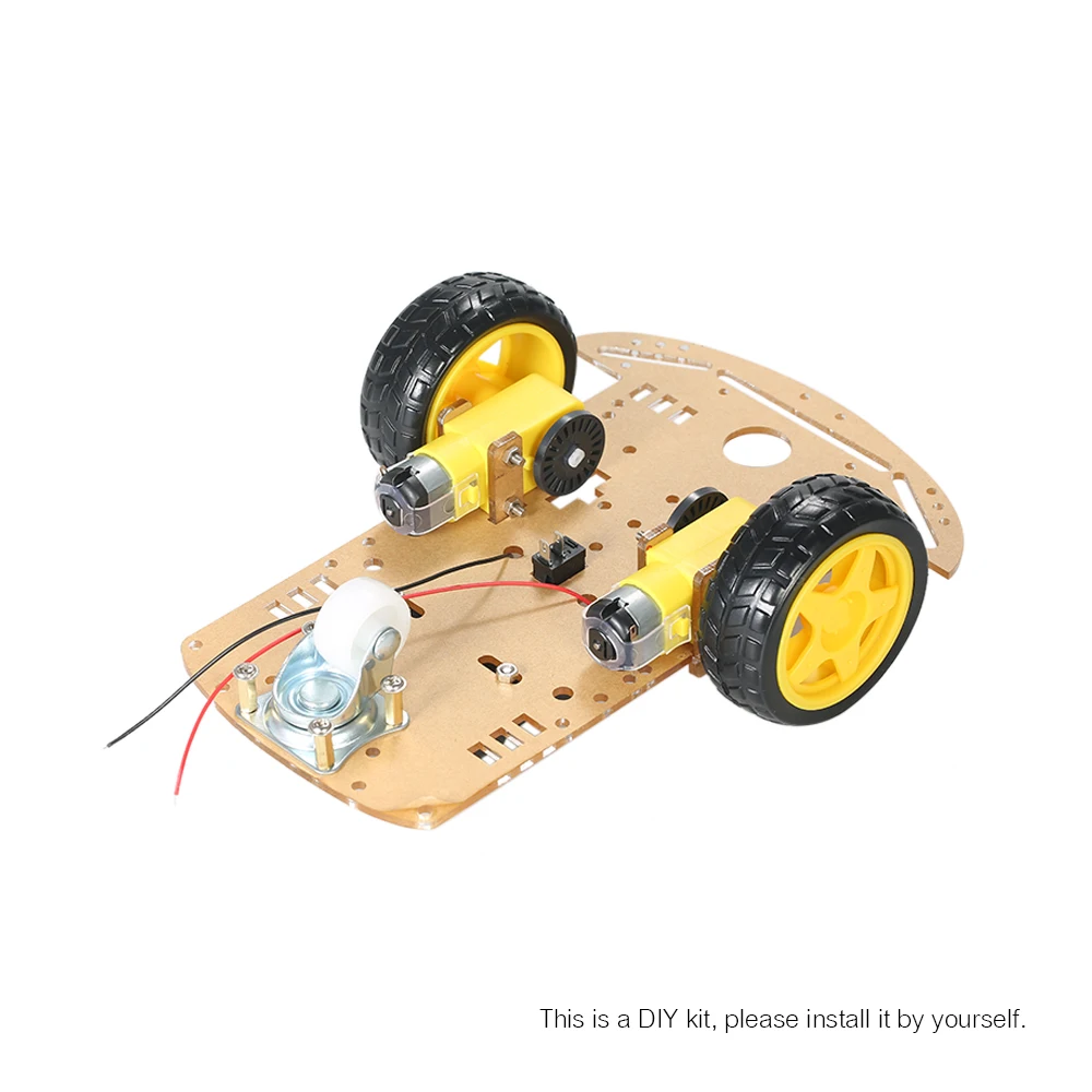 2WD 2-колесный умный автомобильный шасси DIY Kit Высокое качество моторы Трассировка