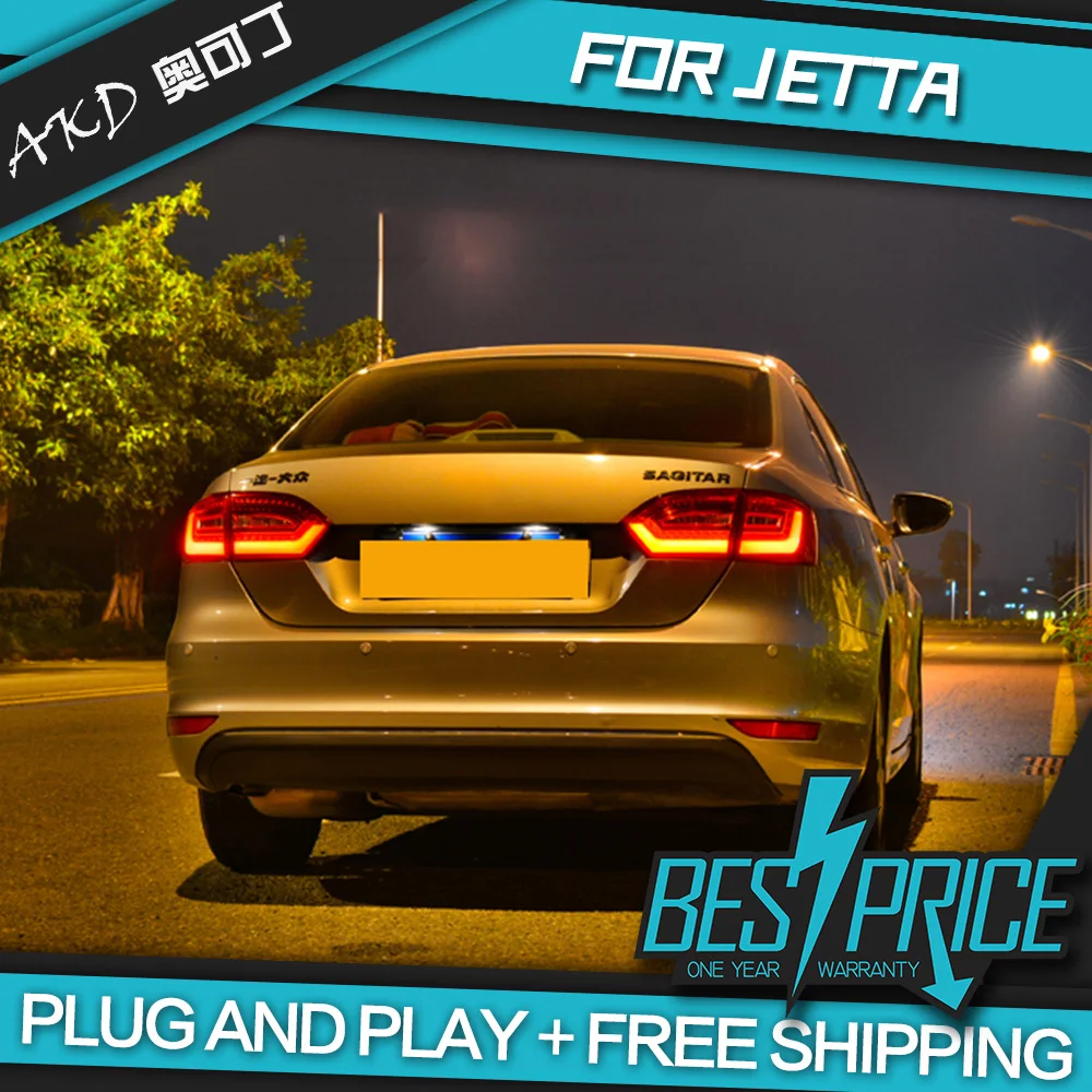АКД автомобильного тюнинга задних фонарей для VW Jetta MK6 сигнальных огней