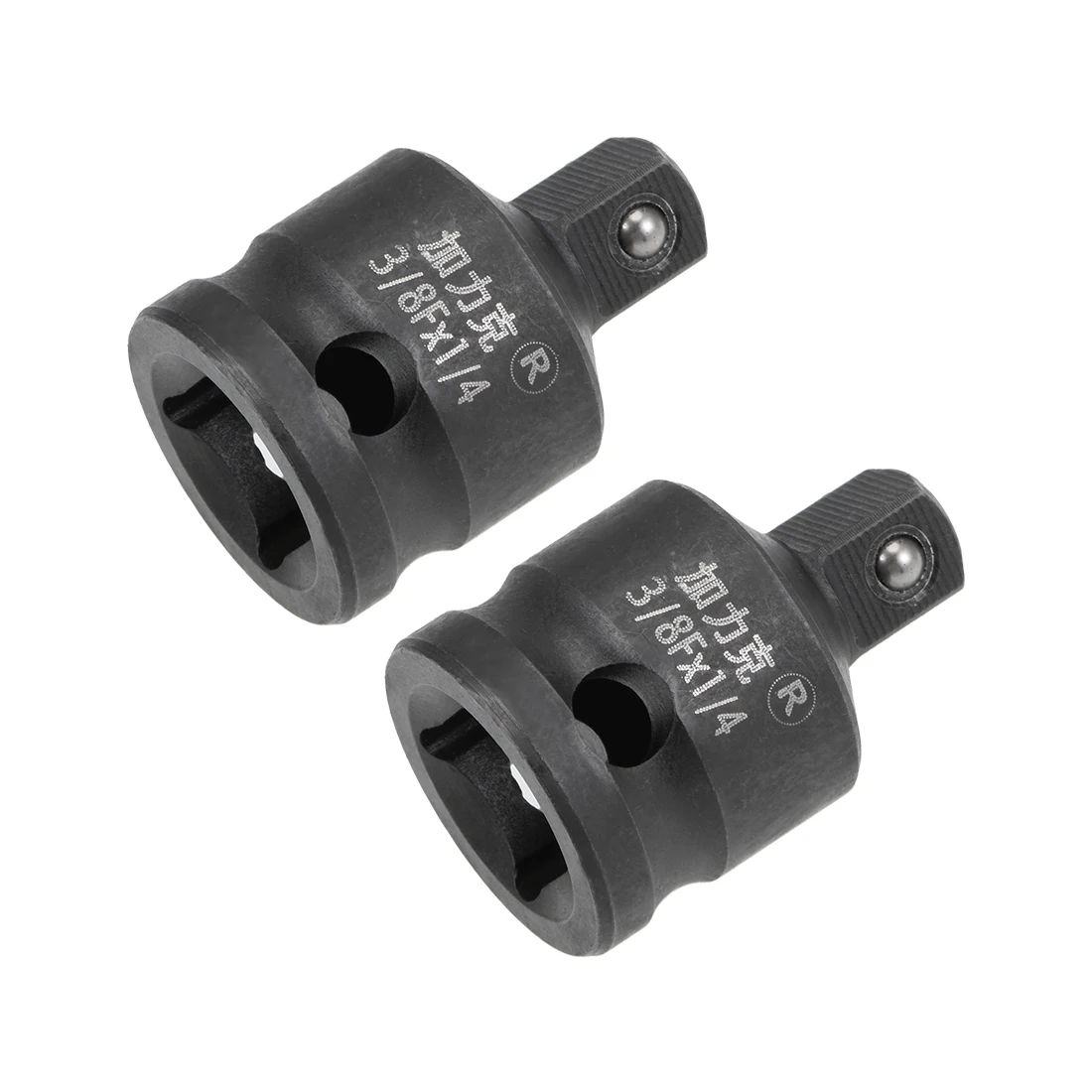 

2Pcs 3/8 Inch Drive (F) x 1/4 Inch (M) Impact Socket Reducer for Ratchet Wrenches, Female to Male, Cr-Mo