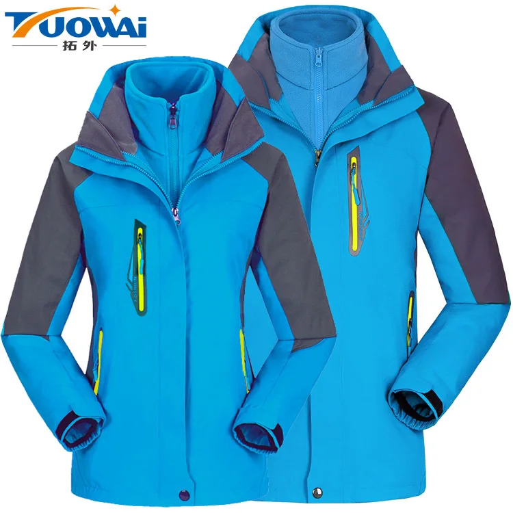 Зимние лыжные куртки Мужская ветрозащитная Водонепроницаемая флисовая зимняя