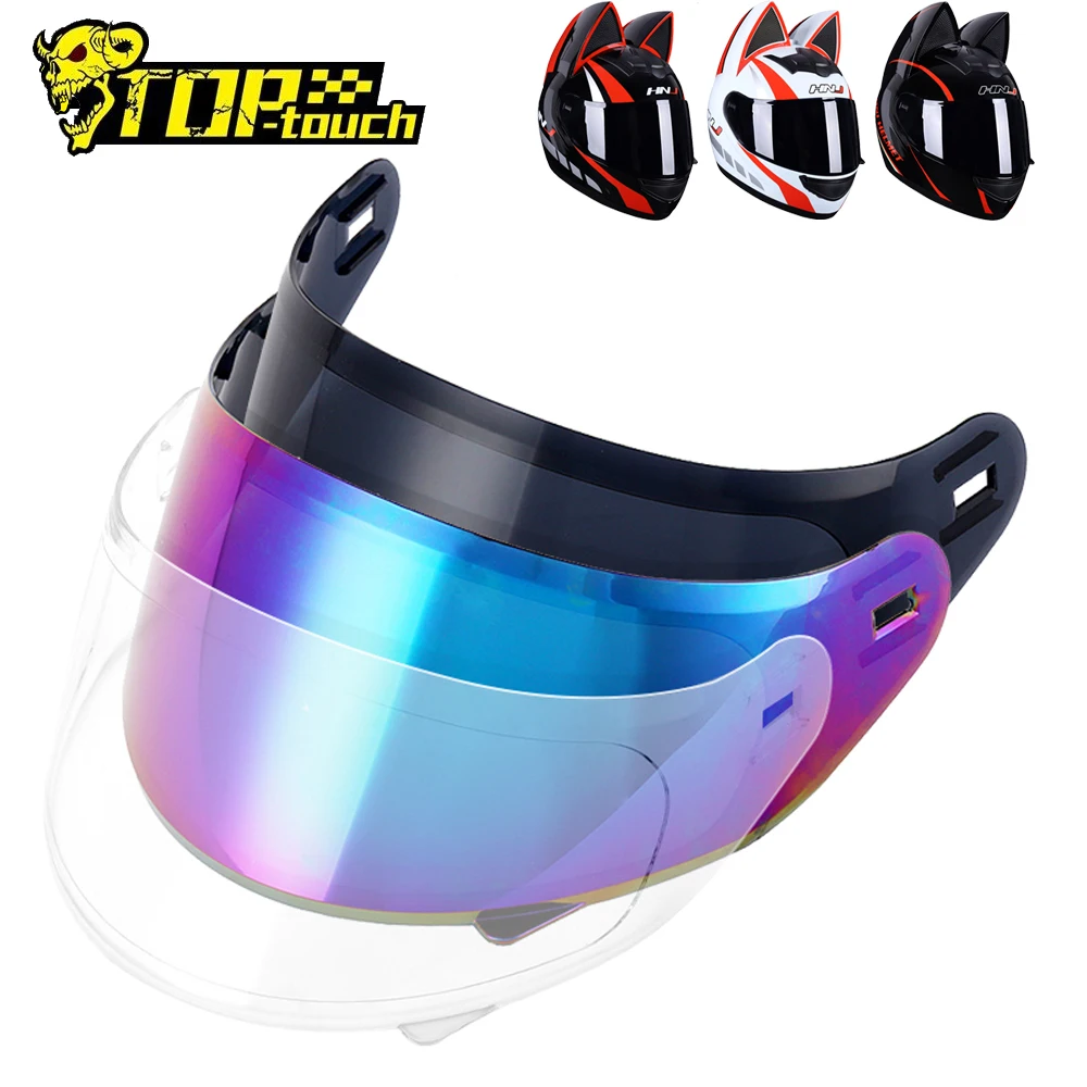 

HNJ Motorcycle Cat Ears Helmet Lens F939 F933 Visors Full Helmet Lens